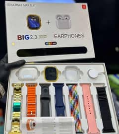 i20 Ultra Max Suit 7 Straps With Airpods Pro 2