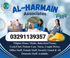 Maids / House Maids / Chef / House Cook / Baby Sitter maid available