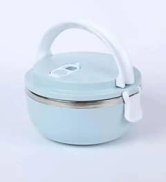 Round Shape Vaccum Lunch and Dinner Tiffin Box - 700ml