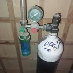 Oxygen Cylinder with meter