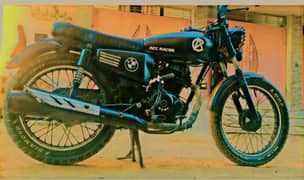 Hero 125cc 5 gear self start modified in cafe racer