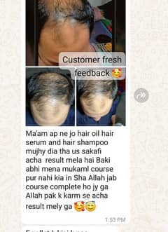 hair oil shampoo and serum