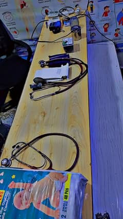 Office Counter Table Rack With Solid Sheets 10/10 Condition