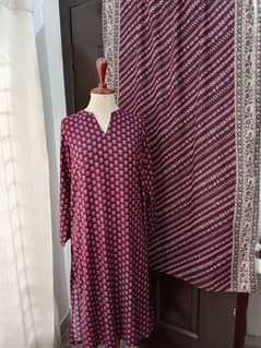 branded shirt and dupatta