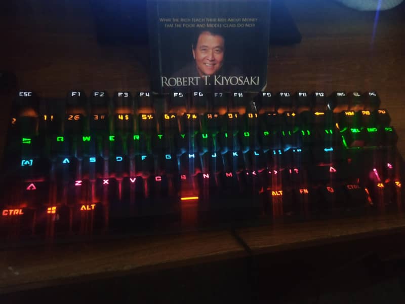mechanical keyboard rgb light medium size keyboard 0