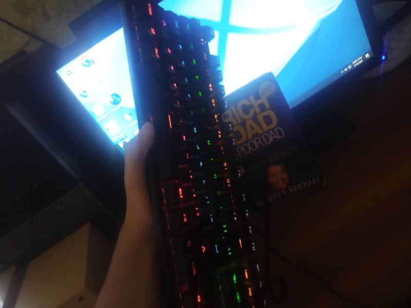 mechanical keyboard rgb light medium size keyboard 2