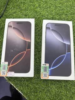 Iphone 16 pro max mobile 256gb box pack