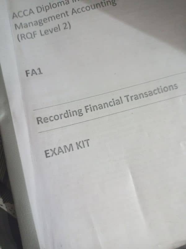 MA1 AND FA1 STUDY TEXT + EXAM KIT KAPLAN AND BPP BOTH 2