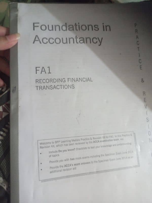 MA1 AND FA1 STUDY TEXT + EXAM KIT KAPLAN AND BPP BOTH 3