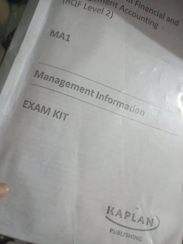 MA1 AND FA1 STUDY TEXT + EXAM KIT KAPLAN AND BPP BOTH 5