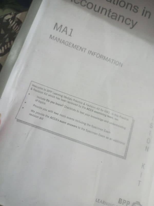 MA1 AND FA1 STUDY TEXT + EXAM KIT KAPLAN AND BPP BOTH 6