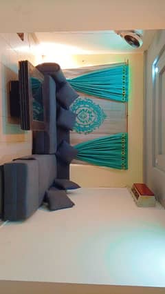 Daily basis 1bed ROM full furnished apartments safe and scour 100%coupe allow