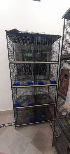 8 portion love birds cage