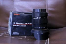 Sigma 17-50mm F2.8 Ex DC os