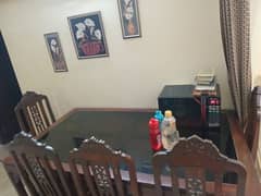 Wooden Dining Table with Chairs | Six Chairs | Karachi