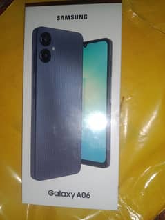 Samsung A06 mobile black colour