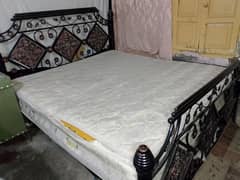 King Size Iron Bed With Mattress
