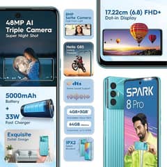 tecno spark 8 pro 10 by 10