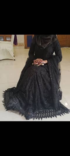 Black Maxi / part wear maxi / wedding maxi