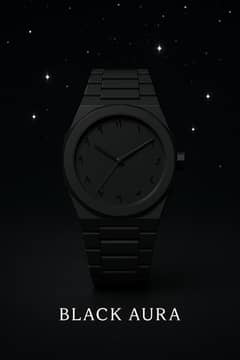 Black Arabic Aura watch