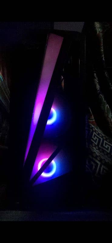 Custom ARGB PC Case with Remote-Controlled Cooler 0