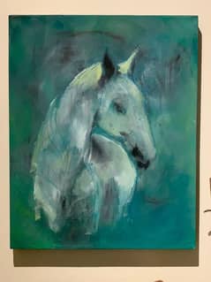 Horse Oil painting on canvas  24X 36 inches