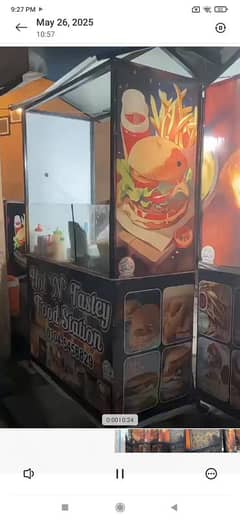 shawarma+fries counter sale 35k sim03045458829whatsapp03445102173