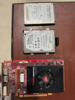 fire Pro graphic card 2GB and 2laptop hard