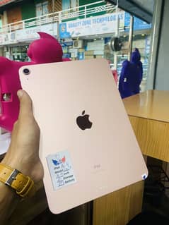 iPad Air 4 (64GB) with genuine charger.