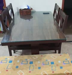 dinning table with bench and chairs