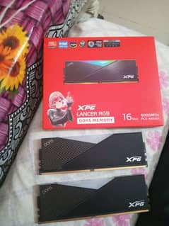 ADATA XPG Lancer DDR5 RGB 5200MHz 6000 MTs 32GB (2x16GB) Desktop Ram