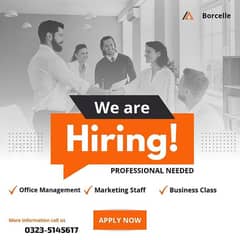 *we need urgent staff for office work and online work