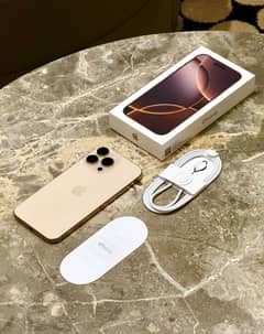 Apple iPhone 16 Pro Max Desert Titanium![100% Battery Health]