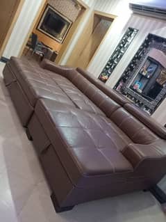 complete sofa set with convertible bed