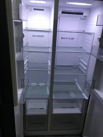 Samsung double door Haier side 22 cubic full size refrigerator digital