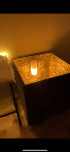 Infinity mirror center table