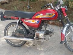 Hi speed motorcycle one hand used 55000