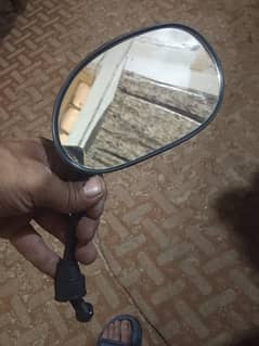 United bike ka meter or side mirror.