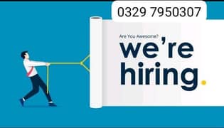 Golden Opportunity for Male and Female and Students