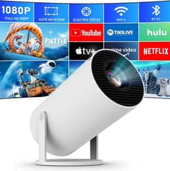 HY300 Pro Projector / Support 4K 1080P / Bluetooth Android