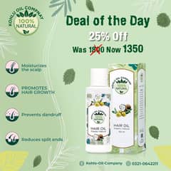 Premium 100% Natural Hair Oil | Organic | Anti-Dandruff | Hair Growth