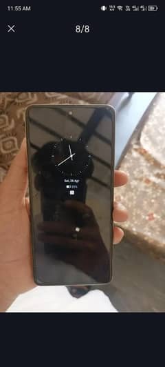 infinix note 30 pro, with box and wireless charger, back crack