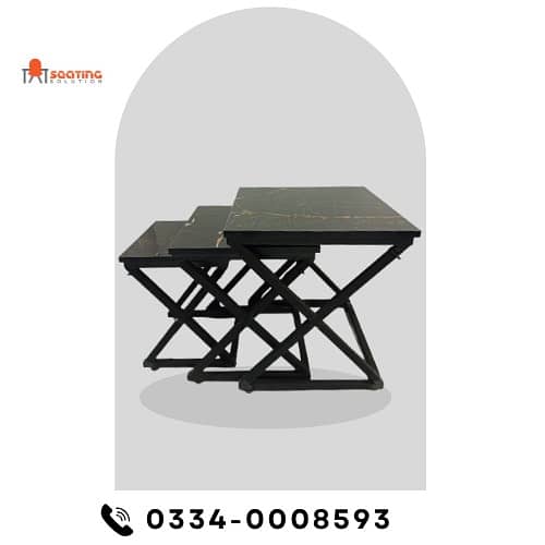 Nesting Table/Center Table/Coffee table/Round table/3 in 1 Table Set 0