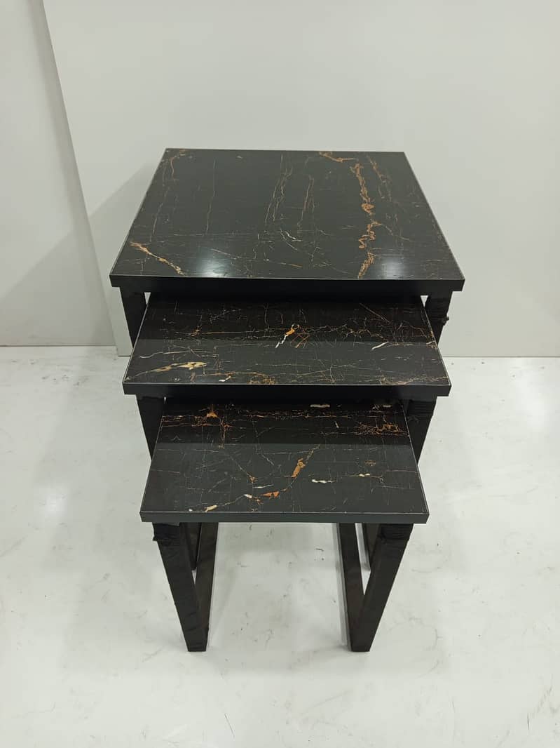 Nesting Table/Center Table/Coffee table/Round table/3 in 1 Table Set 2