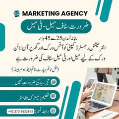 Full time, part time, Home based job