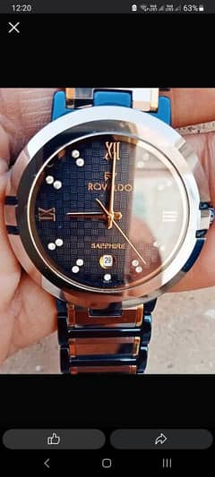 Rovaldo Sapphire Tungsten Stone Watch Japan Imported Watch