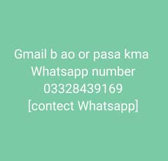 Gmail work contact Whatsapp