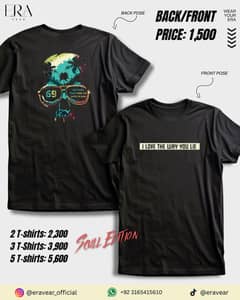 Summers T-shirts, You can also send your designs