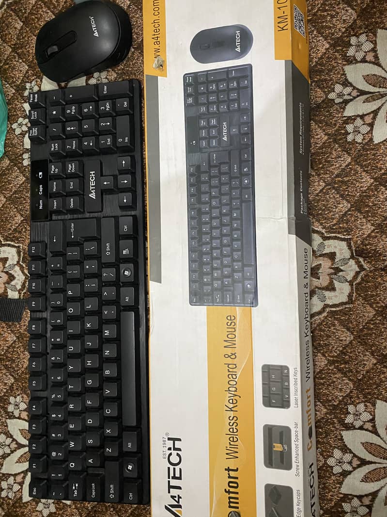 Wireless keyboard and mouse 1 week use only 0