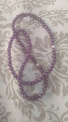 BEAUTIFULL DOUBLE TOON CRYSTAL PLASTIC TASBI
